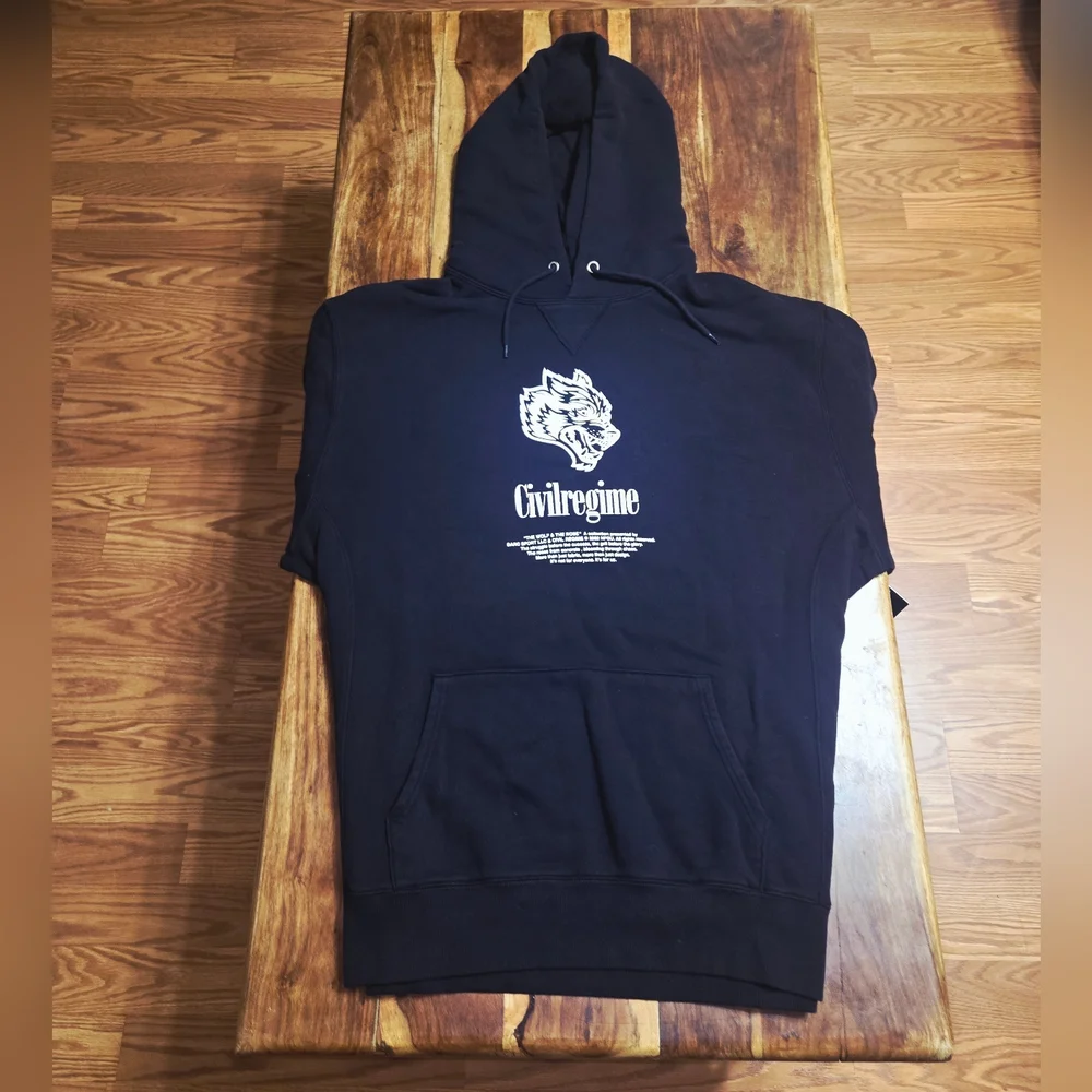 Darc Sport/Civil Regime Collab Black Hoodie - Picture 9 of 9